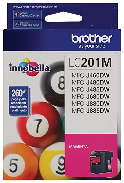 LC201M Brother LC-201M Magenta Ink Cartridge