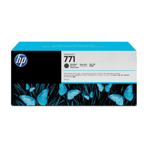 Original HP CE037A 771 DeskJet Matte Black Ink