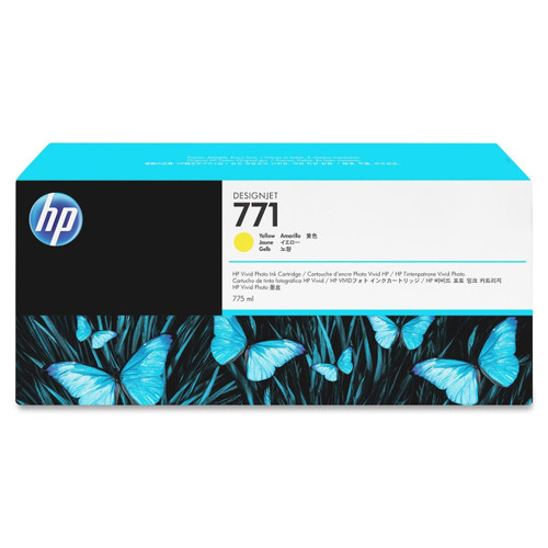 Original HP CE040A #771 DeskJet Yellow Ink
