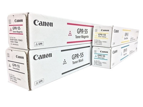 Canon GPR-55 Set | Original Canon Laser Toner Cartridges – Black, Cyan, Magenta, Yellow