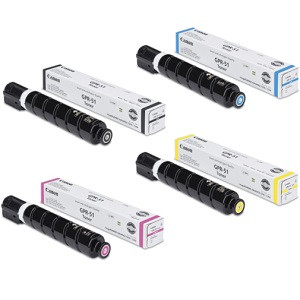 Canon GPR-51 Set | Original Canon Laser Toner Cartridges – Black, Cyan, Magenta, Yellow