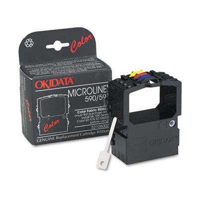 52106002 | Original Okidata Ribbon - Black, Cyan, Yellow, Magenta
