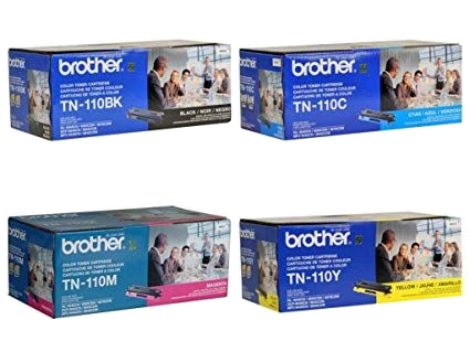 TN-110 Set | Original Brother Toner Cartridges – Black, Colors
