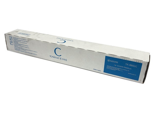TK-8802C | 1T02RRCUS0 | Original Kyocera Toner Cartridge - Cyan