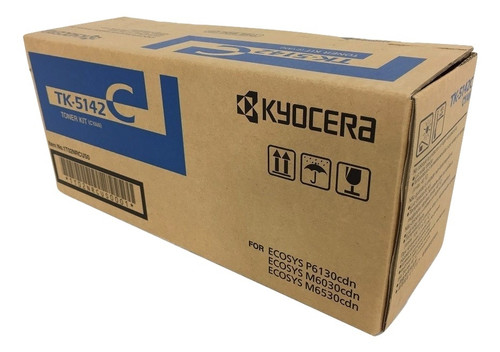TK-5142C | 1T02NRCUS0 | Original Kyocera Toner Cartridge - Cyan