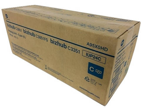 A95X0HD | IUP24C | Original Konica Minolta Imaging Unit - Cyan