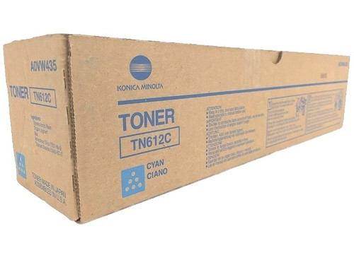 A0VW435 | TN612C | Original Konica Minolta Toner Cartridge - Cyan