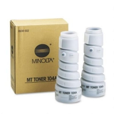 8936-302 | 104A | Original Konica Minolta Toner Cartridges 2-Pack - Black