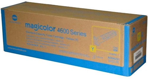 A0DK231 | Original Konica Minolta Toner Cartridge - Yellow