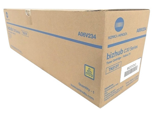 A06V234 | TN313Y | Original Konica Minolta Toner Cartridge - Yellow