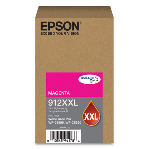 T912XXL320 | Epson® 912XXL | Original Epson® DURABrite Pro® Extra High-Yield Ink Cartridge - Magenta