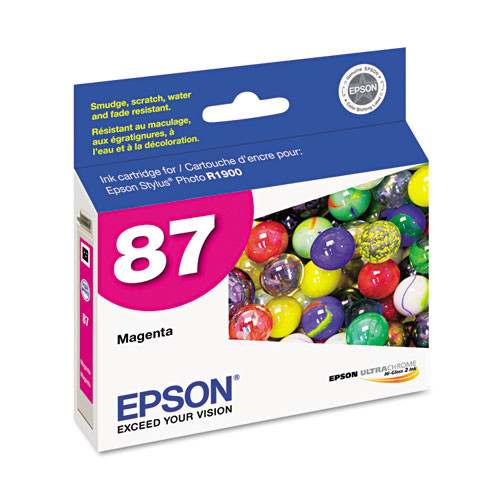 T087320 | Epson® 87 | Original Epson® UltraChrome® Hi-Gloss 2 Ink Cartridge - Magenta