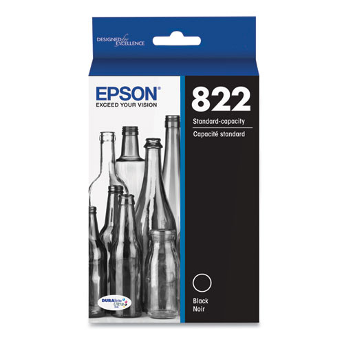 T822120-S | Epson® T822 | Original Epson® DURABrite Ultra® Ink Cartridge - Black