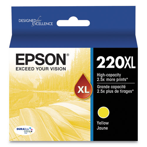 T220XL420-S | Epson® 220XL | Original Epson® DURABrite Ultra® High-Yield Ink Cartridge - Yellow