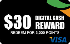 $30 Digital Rewards | 3,000 Points
