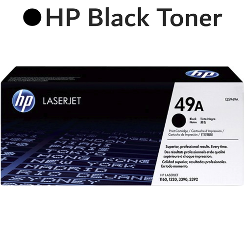Original HP 49A Q5949A Black LaserJet Toner Cartridge
