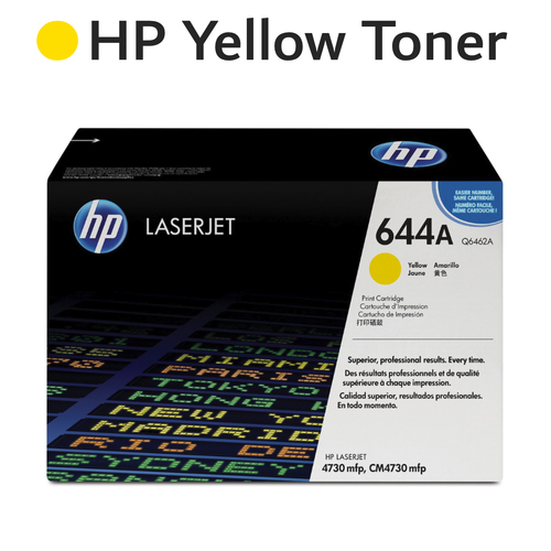 Original HP 644A Q6462A Yellow LaserJet Toner Cartridge