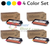 Original Xerox Phaser 6280 Black Cyan Magenta Yellow High-Yield Toner Cartridge 4-Pack 106R01392, 106R01393, 106R01394, 106R01395