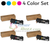Original Xerox Phaser 6500 Black Cyan Magenta Yellow High Capacity Toner Cartridge 4-Pack 106R01594 106R01595 106R01596 106R01597