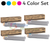 Original Xerox Phaser 7400 Black Cyan Magenta Yellow Toner Cartridge 4-Pack 106R01080 106R01150 106R01151 106R01152