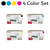 Original Canon EP-85 Black Cyan Magenta Yellow Laser Toner Cartridge Set 6822A004AA 6823A004AA 6824A004AA 6825A004AA
