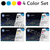 HP 649X 648A Original Toner Cartridge 4 Color Combo Pack Black Cyan Magenta Yellow CE260X CE261A CE262A CE263A LaserJet CP4525