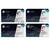 HP 649X 648A Original Toner Cartridge 4 Color Combo Pack Black Cyan Magenta Yellow CE260X CE261A CE262A CE263A LaserJet CP4525