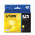 T126420-S | Epson® 126 | Original Epson® DURABrite Ultra® High-Yield Ink Cartridge - Yellow