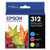 T312923-S | Epson® 312XL | Original Epson® Claria® High-Yield Ink Cartridge - Cyan, Magenta, Yellow