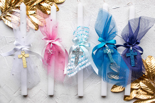 Resin Cross Easter Candles