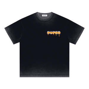 Reverse Dyed Loose Cotton T-Shirt #eAgc