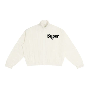 Less Talk Striped Full-Zip Jacket #tDLD #LNZf