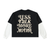 Layered Contrast Sleeve Cotton T-Shirt #Ovjz
