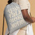 Less Talk More Motion Drawstring Bag 