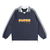 Super Striped Lapel Collar Sweatshirt #HWOw