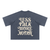 Less Talk Mineral Wash Boxy Waffle T-Shirt #THxV