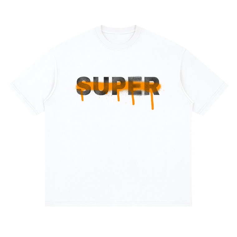 Super Streetwear Loose Drop Shoulder T-Shirt #CUly