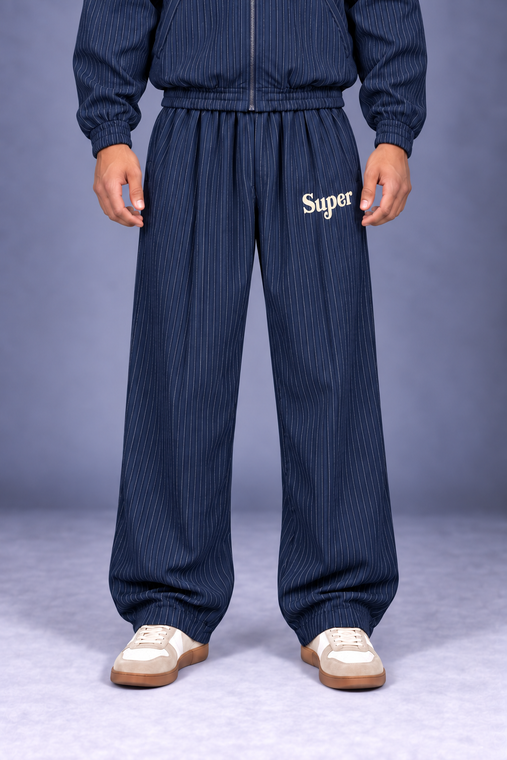 Less Talk Striped Pleated Pants #ALEi