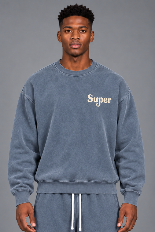 Less Talk Vintage Wash Fleece Sweatshirt #EQYQ
