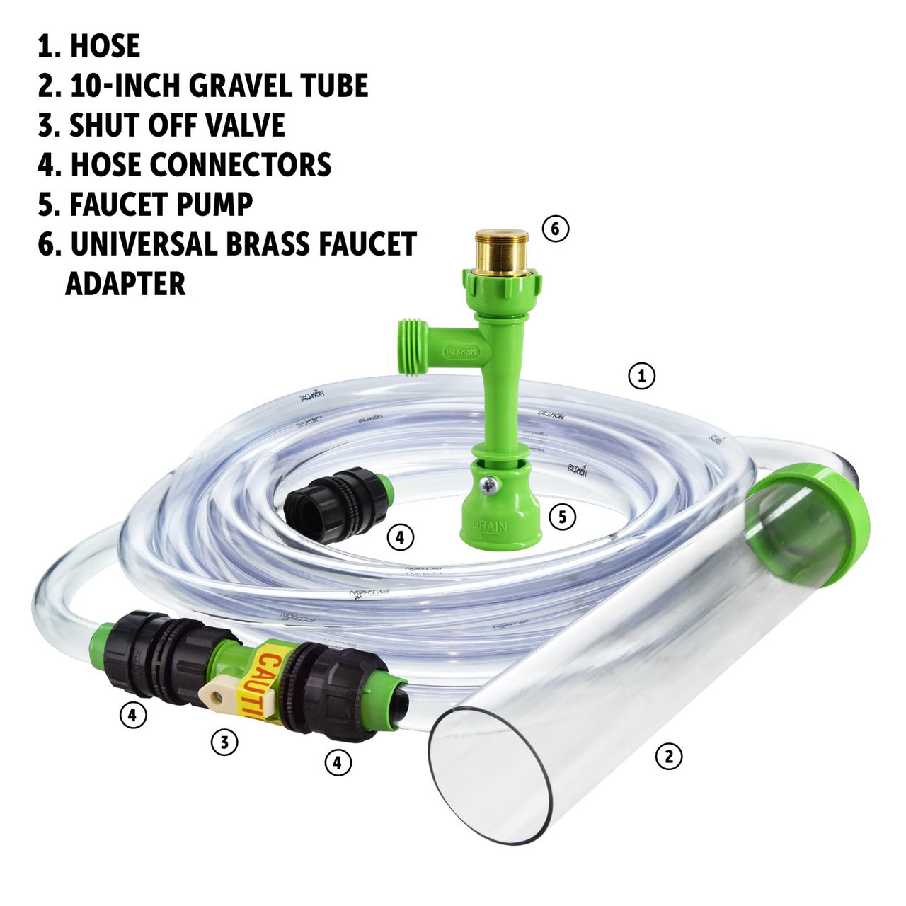 Python No Spill Clean & Fill System (25ft & 50ft) - Effortless Aquarium ...