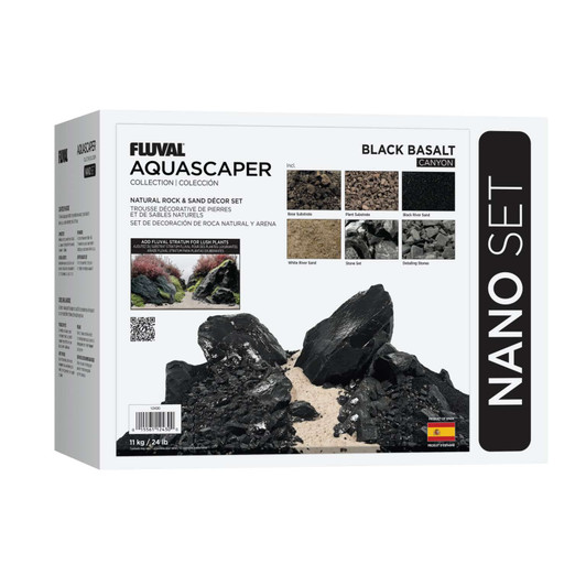 Fluval Aquascaper Set – Black Basalt Canyon