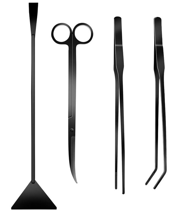 Aquascape Tool Kit (4- Pieces) Black 