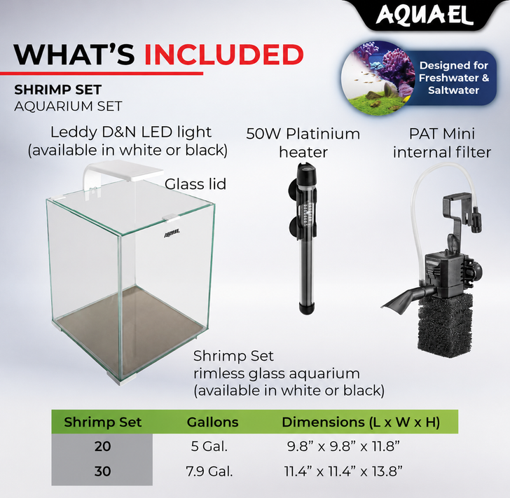 AQUAEL Shrimp Set Day & Night