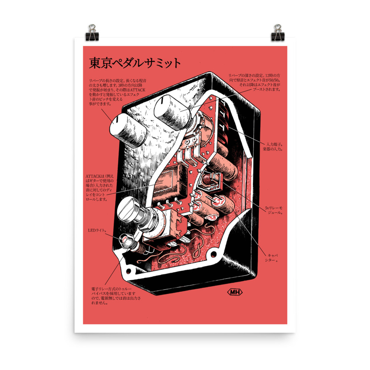 ギター PPSE '79 V2(Tokyo Pedal Summit 2022 ed.) Tokyo Pedal Summit Poster - EarthQuaker Devices