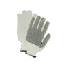 PVC Dot Knitted Gloves Large