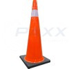 28" Cone Traffic Flourescent Orange Reflective Strip