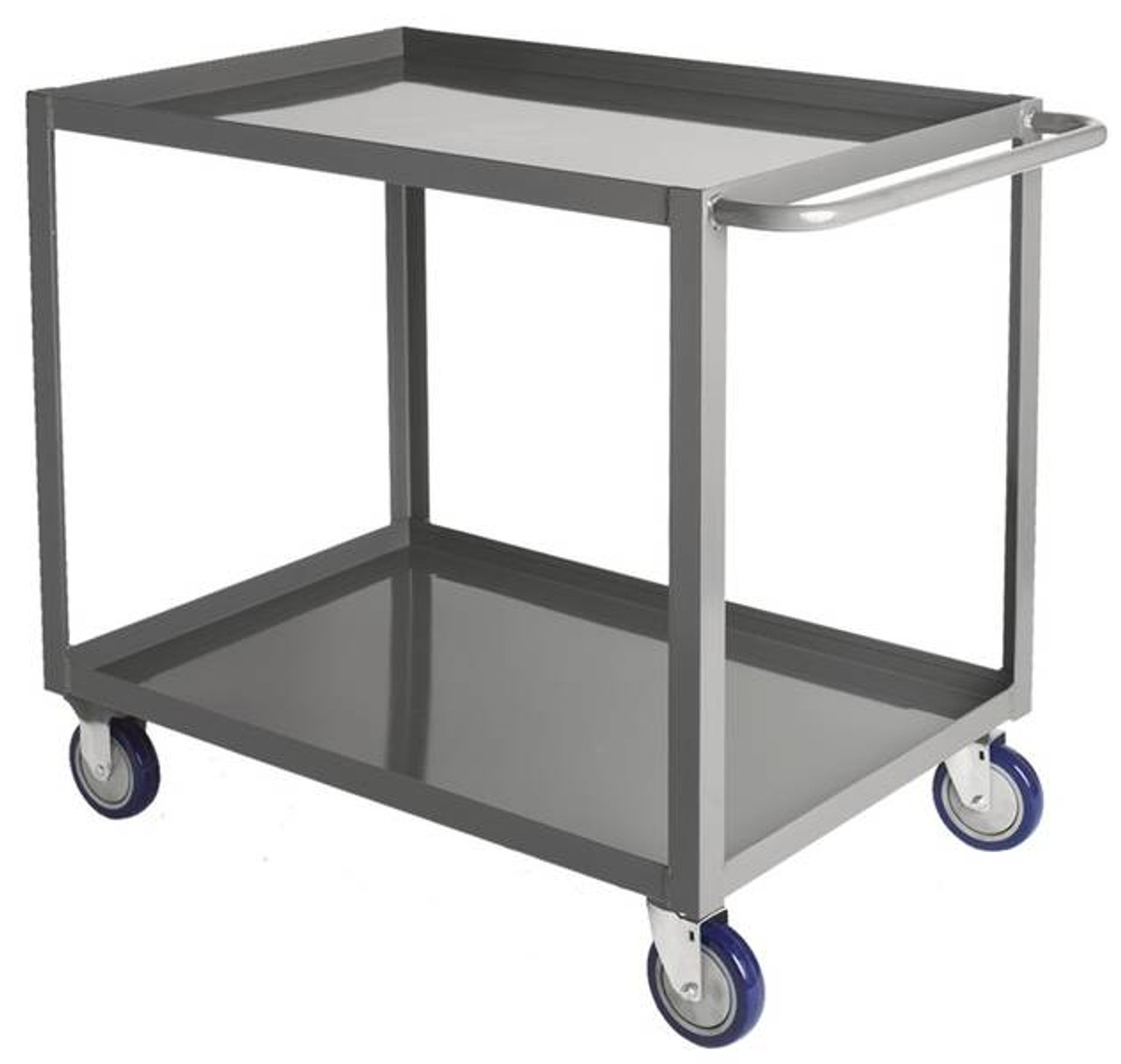 2 Shelf Light Duty Service Cart 16" x 30" 400 lb Cap.