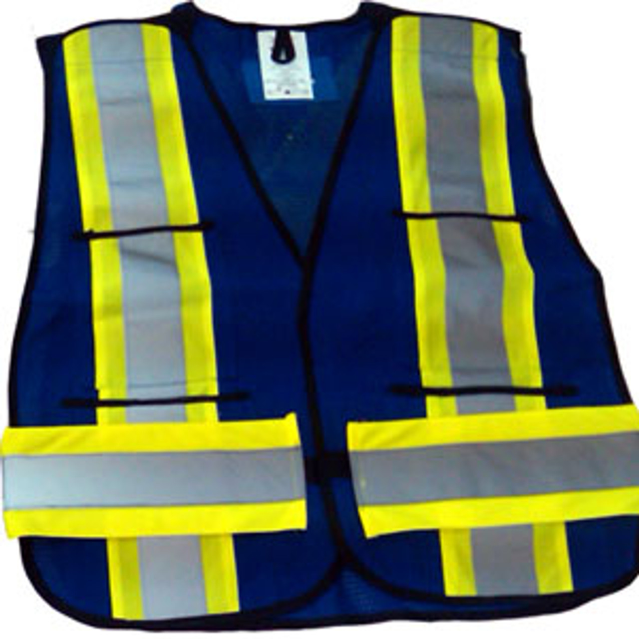 Universal Safety Vest Royal Blue 4 Pockets