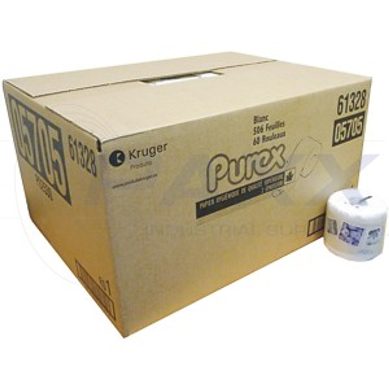 Purex 5705 2 Ply 506 Sheets Toilet Paper 60 rolls per Case