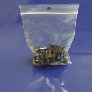 100 Pack Of 6x6 Inch Reclosable Zip Bags - 2 Mil Thick, Clear Resealable Storage Bags